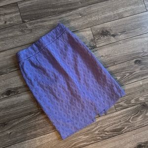 Banana Republic Purple Textured Pencil Skirt XS